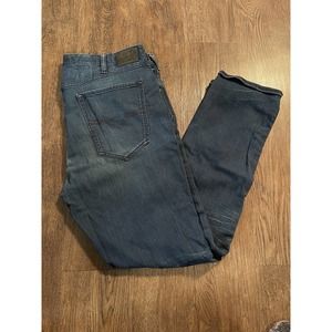 Guess Desmond Relaxed Straight Dark Wast Blue Jeans Size US 40X32